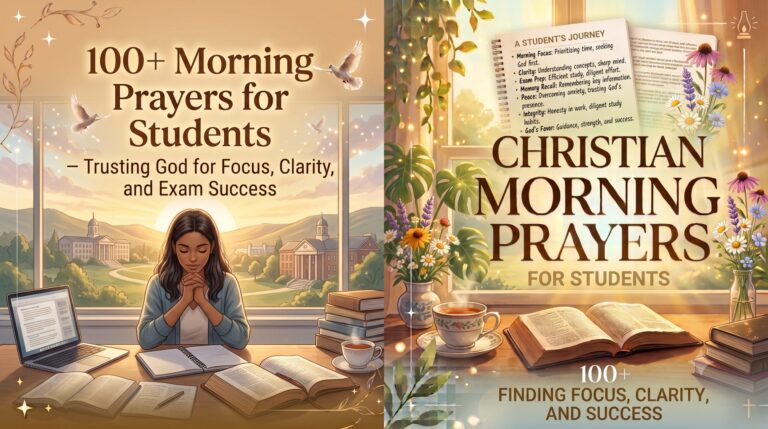 morning prayers for students