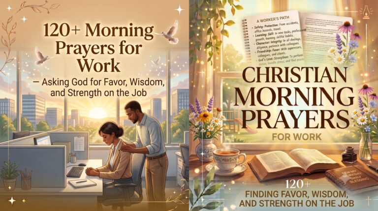 morning prayers for work