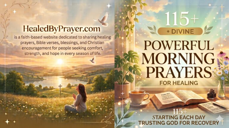 Powerful morning prayers for healing