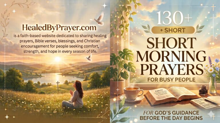 Short morning prayers for busy people