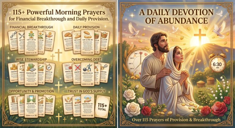 morning prayers for financial breakthrough