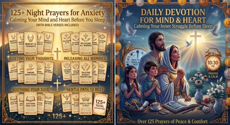 night prayers for anxiety