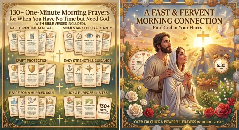 one-minute morning prayers